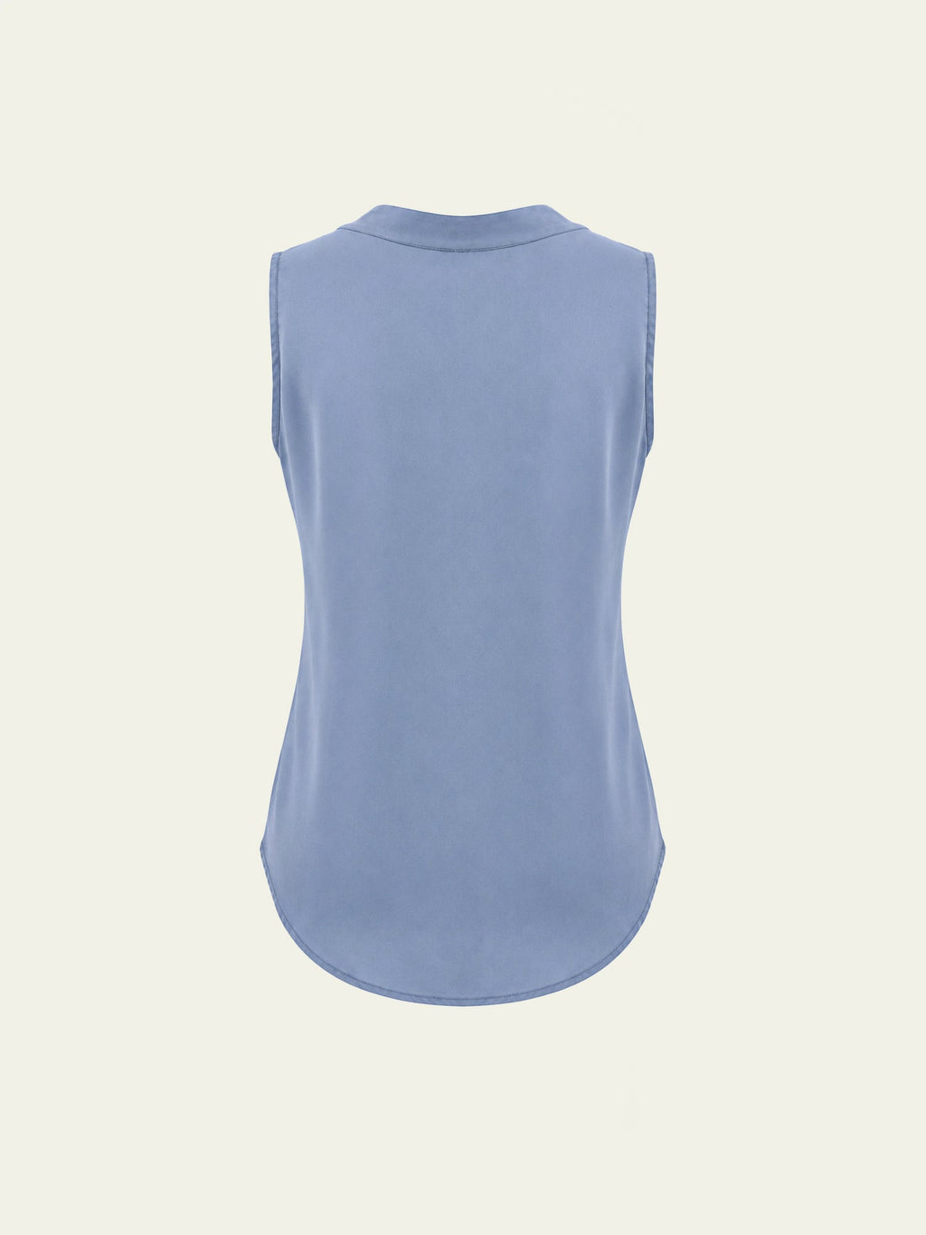 Duo V-Neck Sleeveless Vegan Silk® Blouse