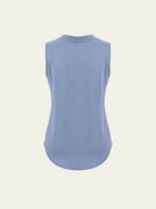 Duo V-Neck Sleeveless Vegan Silk® Blouse
