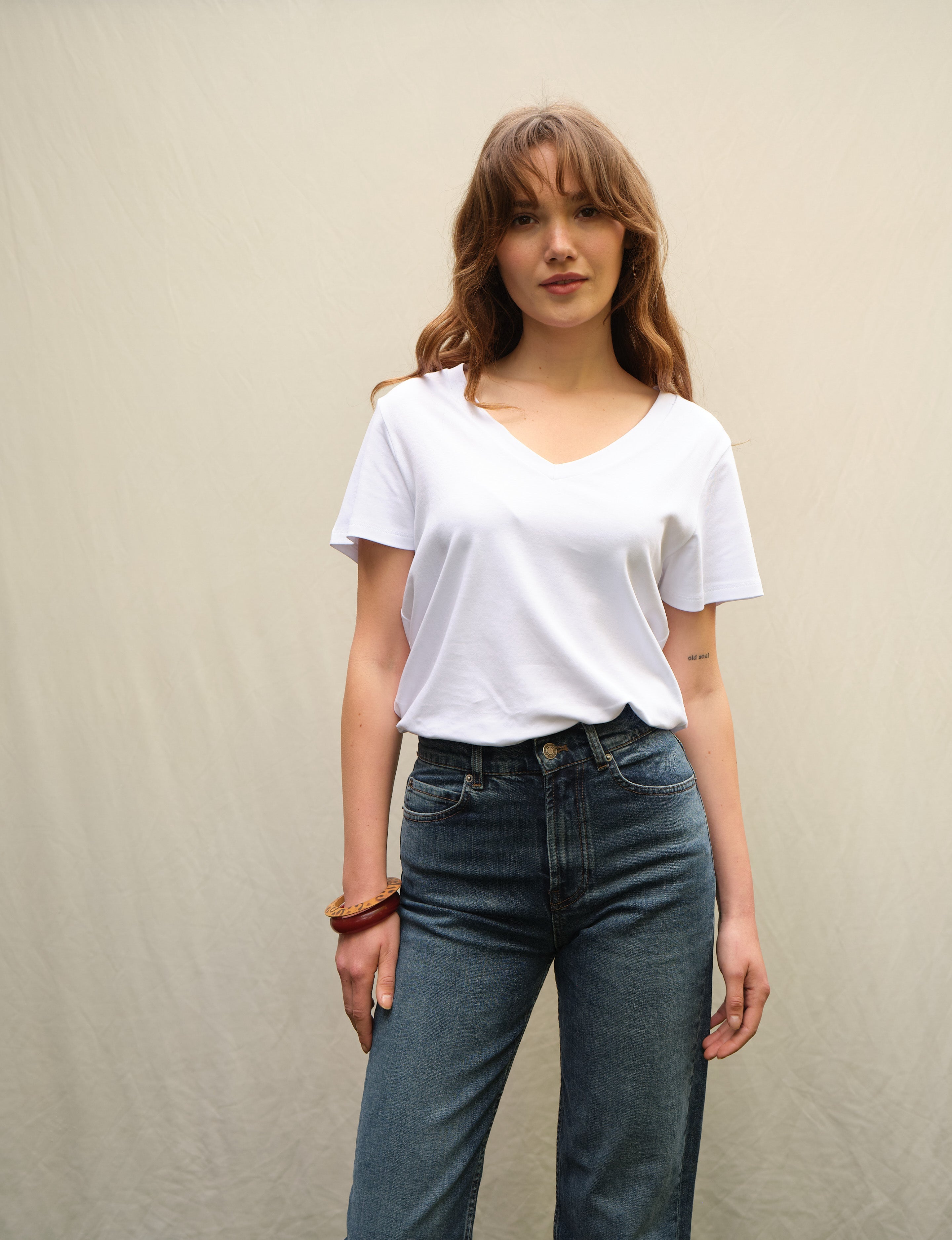 Slinky V-Neck T-Shirt