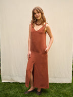 Sirocco Cupro®-Linen Blend Dress