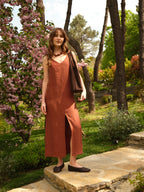 Sirocco Cupro®-Linen Blend Dress