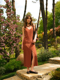 Sirocco Cupro®-Linen Blend Dress