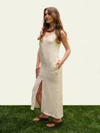 Sirocco Cupro®-Linen Blend Dress