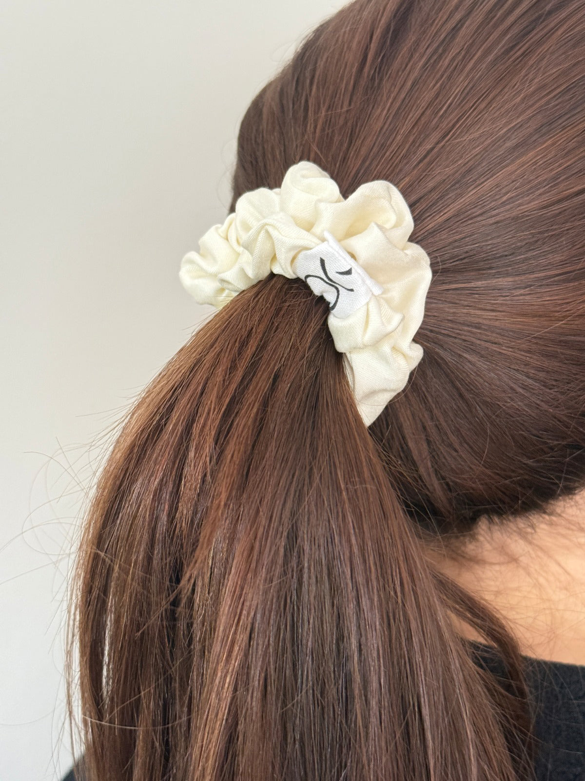 Hair scrunchie - Ecru