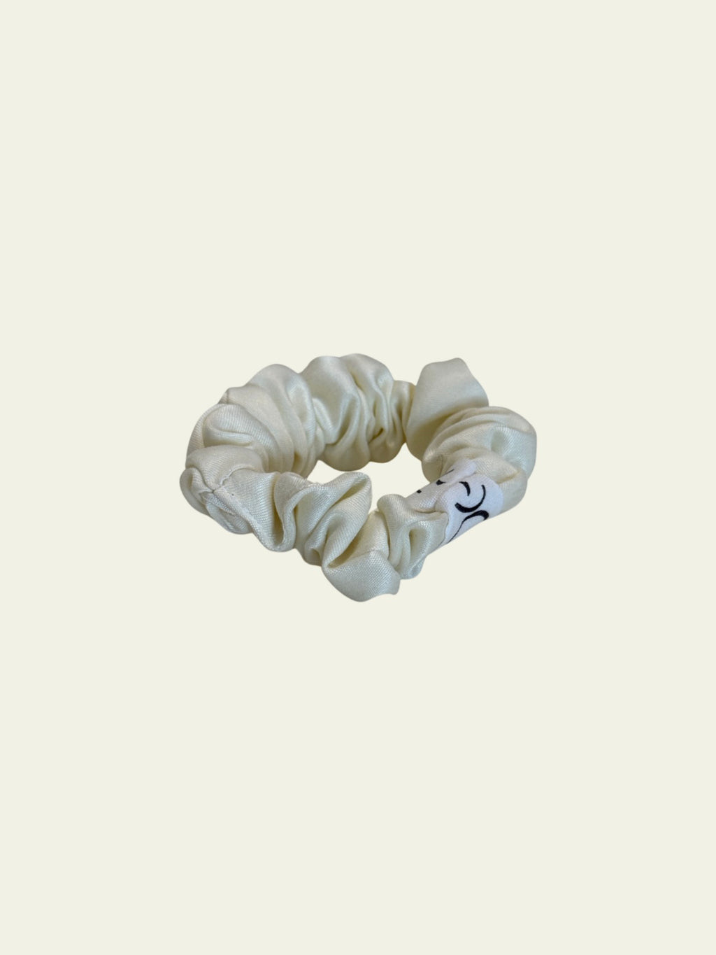Hair scrunchie - Ecru