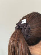 Hair scrunchie - Brown
