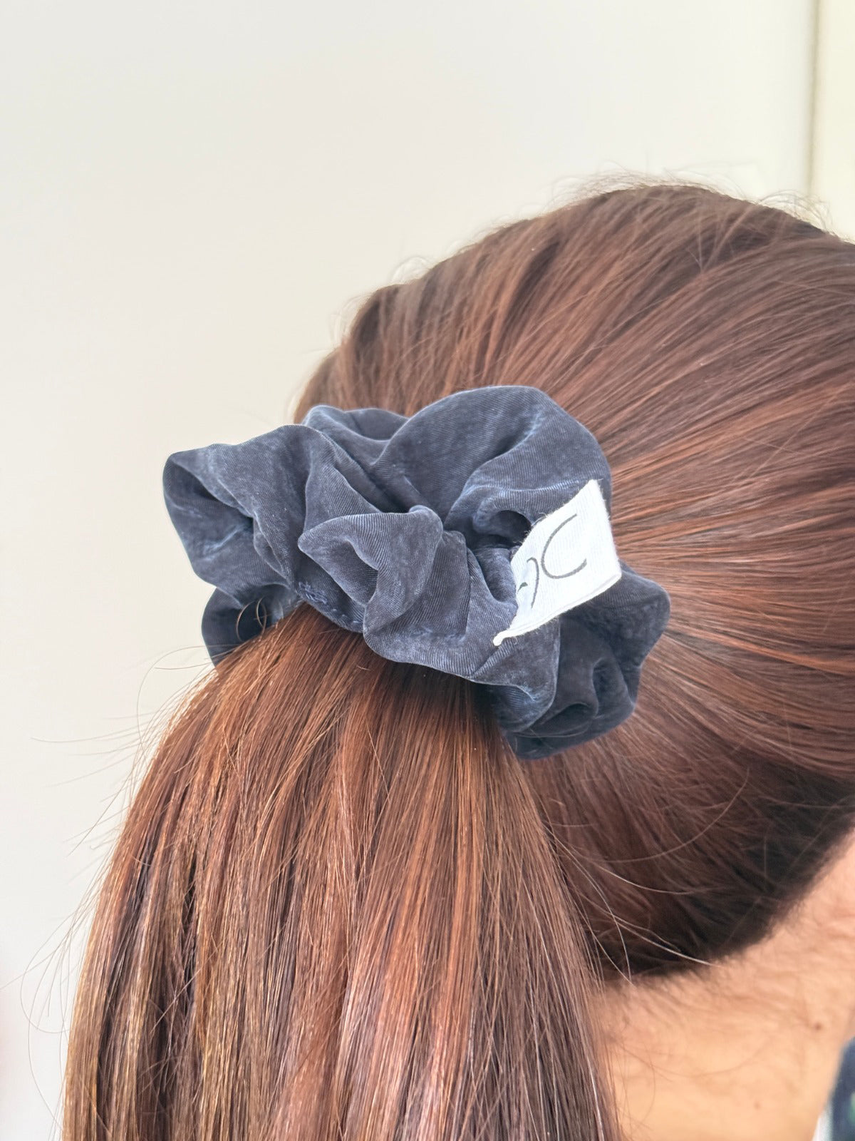 Hair scrunchie - Navy Blue