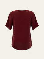 Uno V-Neck Vegan Silk® Blouse